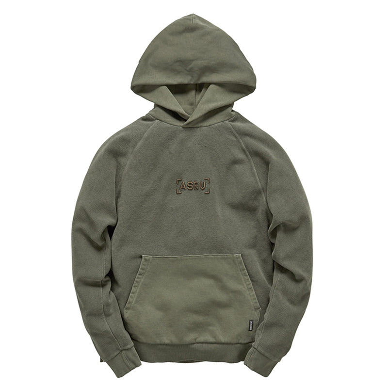 Hooded And Velveted Sweatshirt