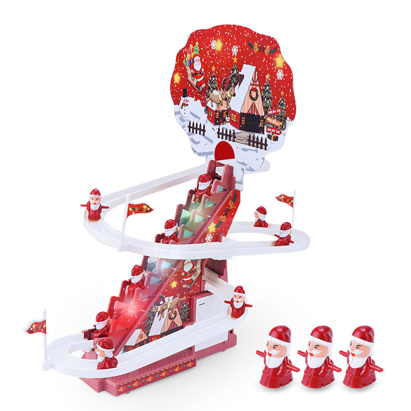 Santa Claus Electric Track Slide Toys