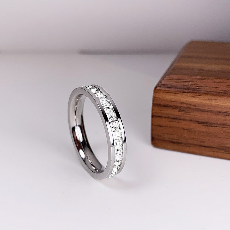Titanium Plated Rose Gold Ring
