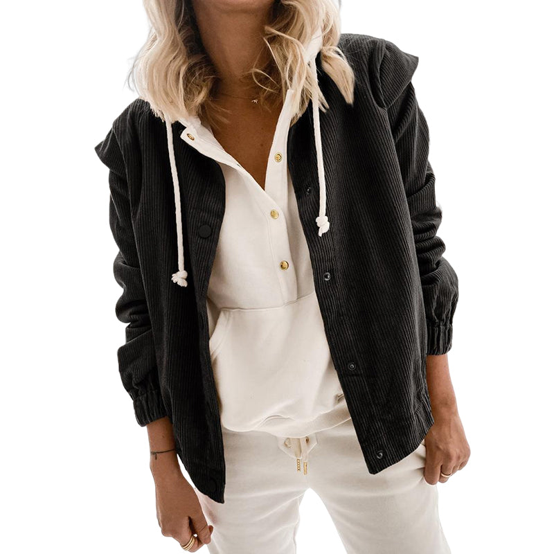Lapel Corduroy Jacket