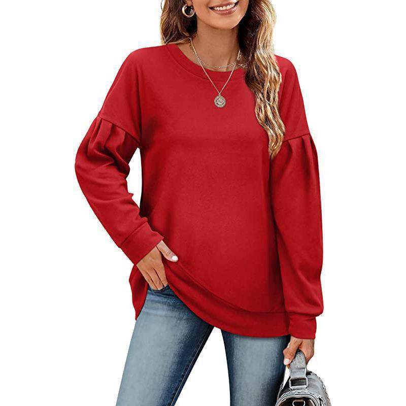 Womens Fall Blouses Long Sleeve T-shirts