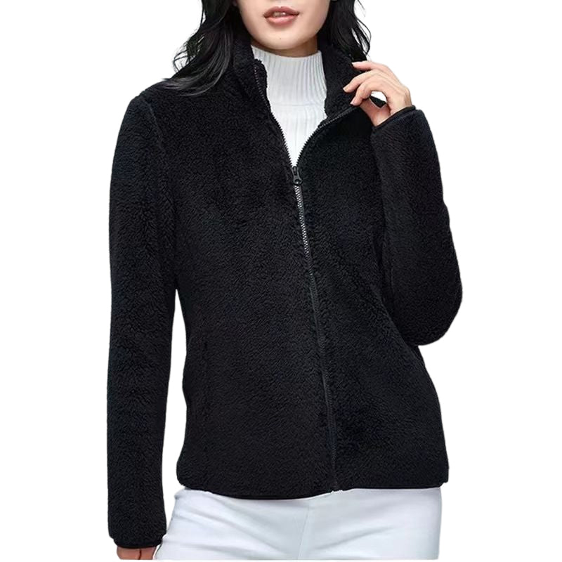 Zippered Jacket With Fleece Cardigan