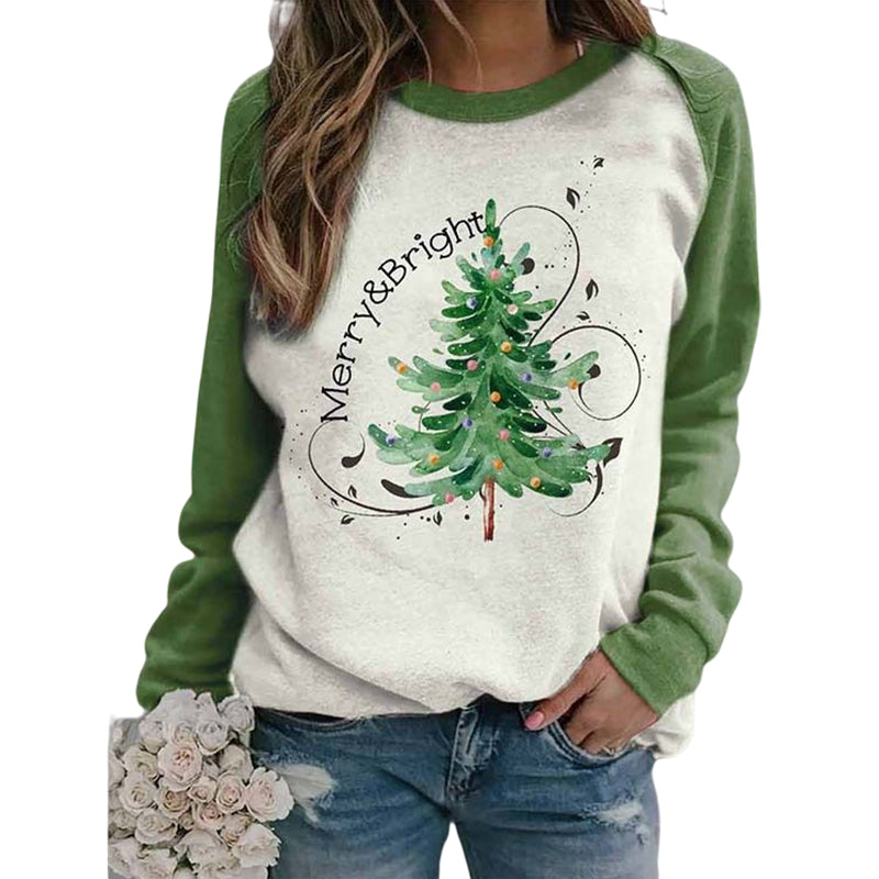 Christmas Tree Sweatshirt For Women