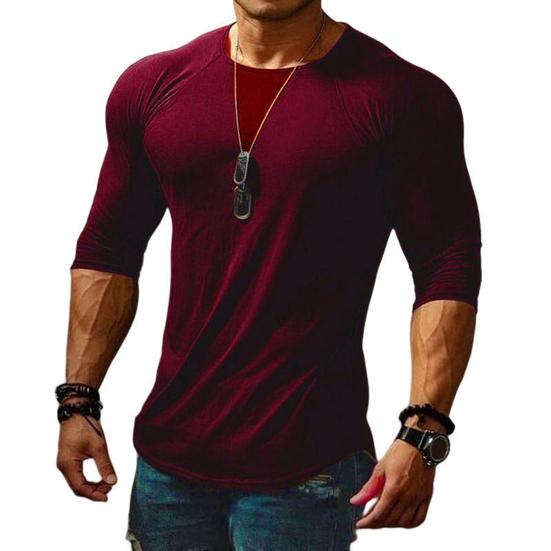 Men's Patchwork Bottom Shirt