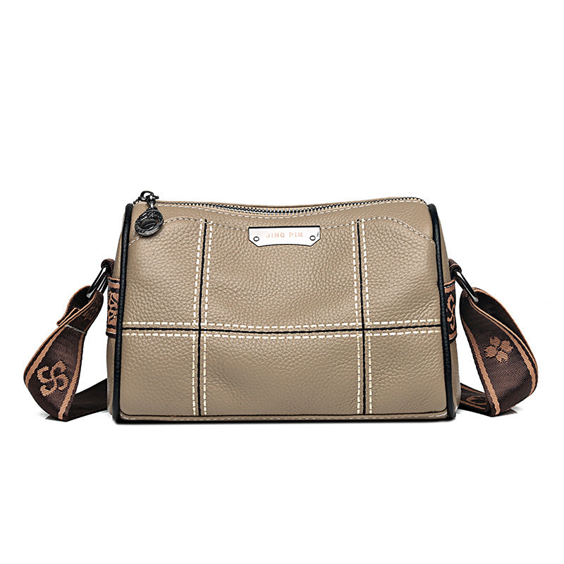 Small Triple Compartment Crossbody Bag