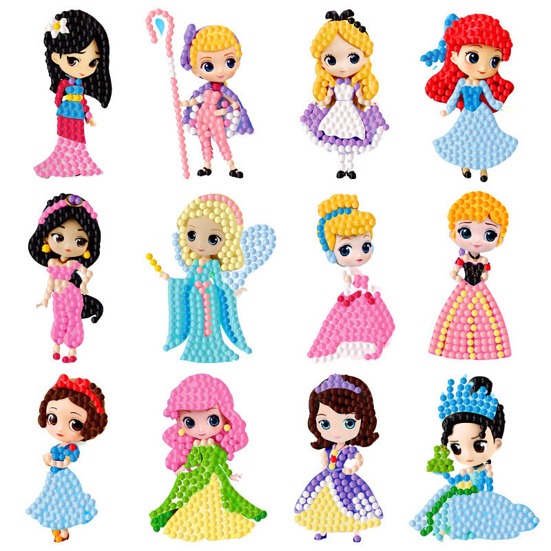 DIY Children's FreeSstick Cartoon Diamond Painting