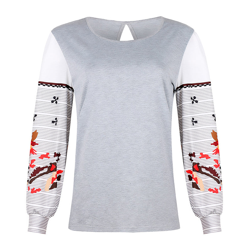 Long Sleeve Printed Sweatshirt
