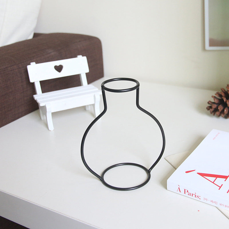 Retro Iron Flower Vases