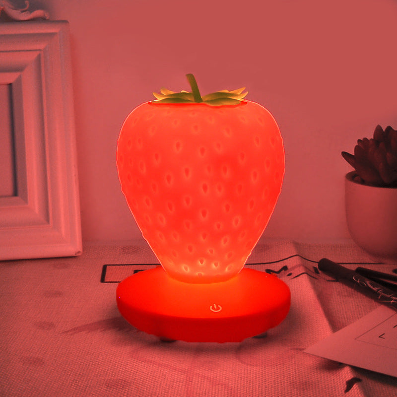 Strawberry Night Light Soft Silicone Table Lamp