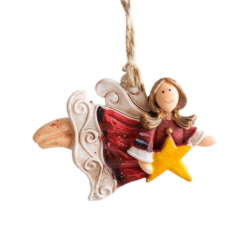 Vintage Angel Resin Pendant