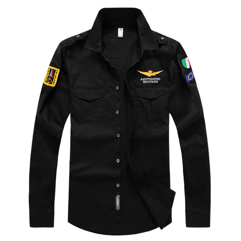 Aviator Men's Long Sleeve Shirt