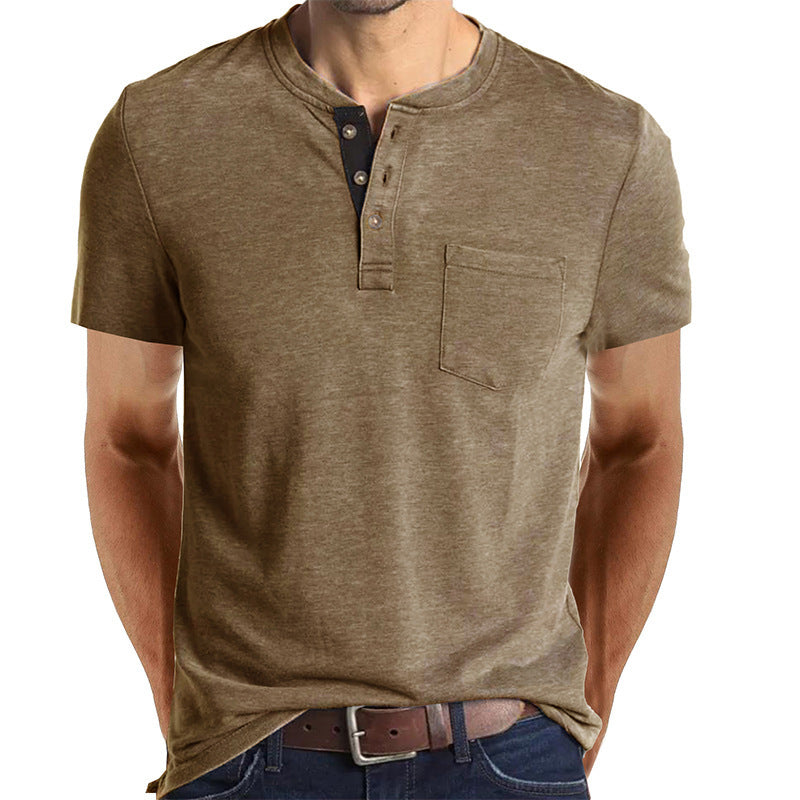 Men's Cotton Multi Color Short Sleeve T-shirt