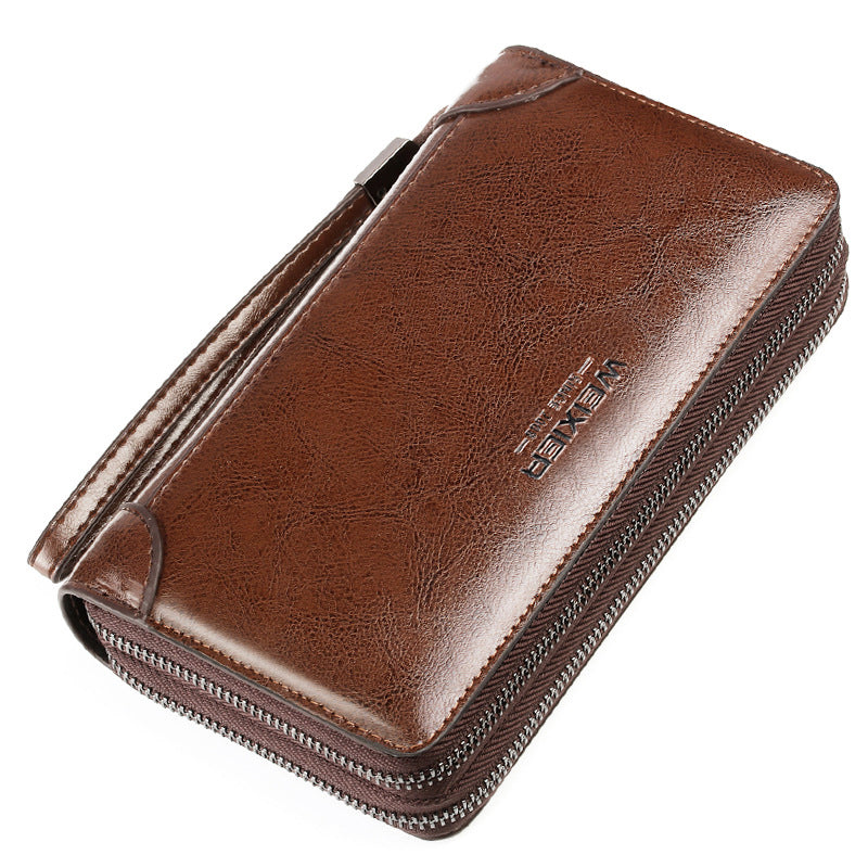 Leather Clutch Purse Wallet for Men