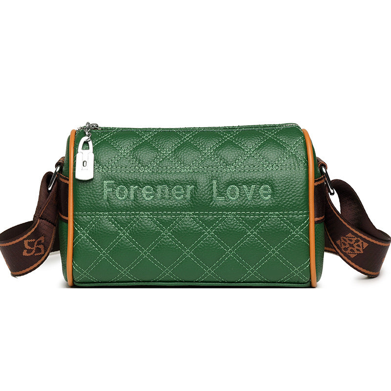 Lingge Cowhide Pillow Bag