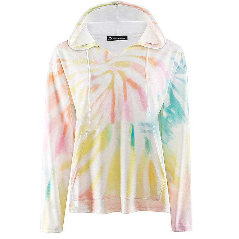 Tie-dye Print Sweatshirt