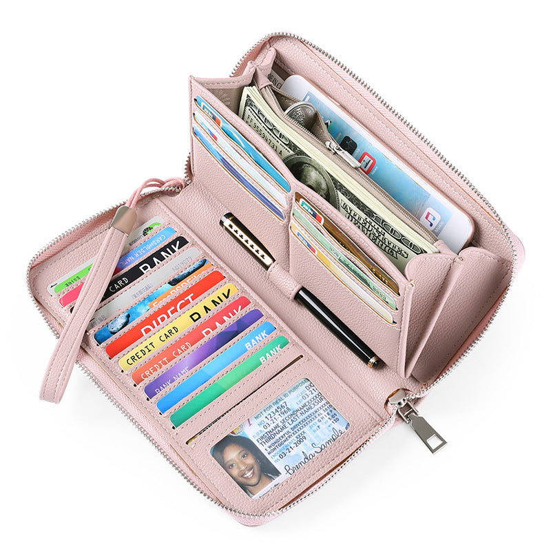 Large Capacity RFID Blocking Wallet