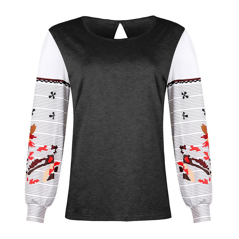 Long Sleeve Printed Sweatshirt