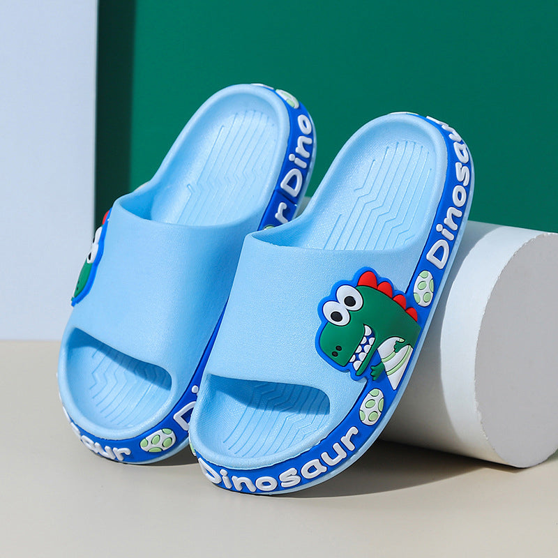 Dinosaur Soft Bottom Non-slip Children's Slippers