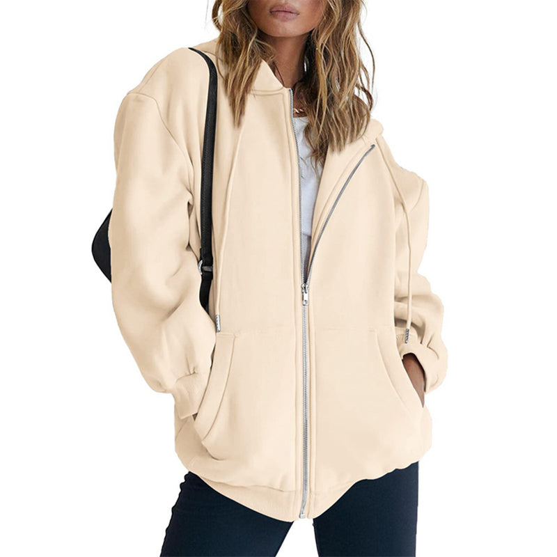 Drawstring Zipped Jacket