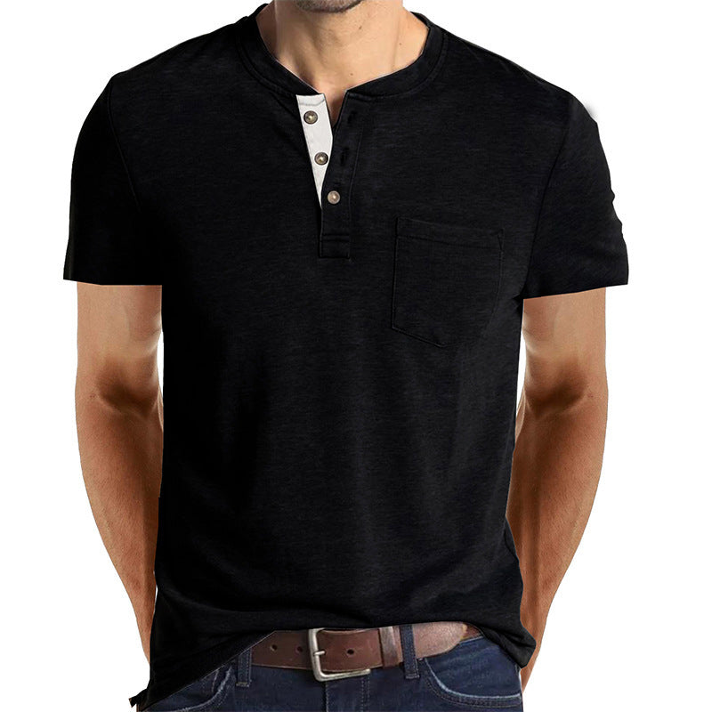 Men's Cotton Multi Color Short Sleeve T-shirt