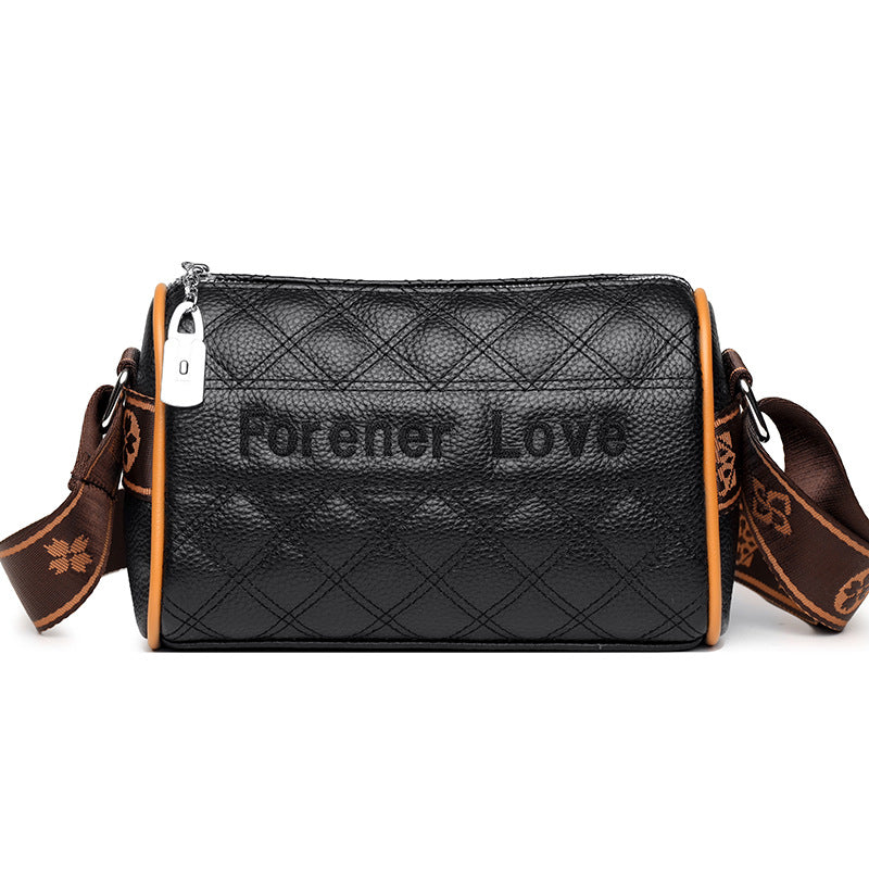 Lingge Cowhide Pillow Bag