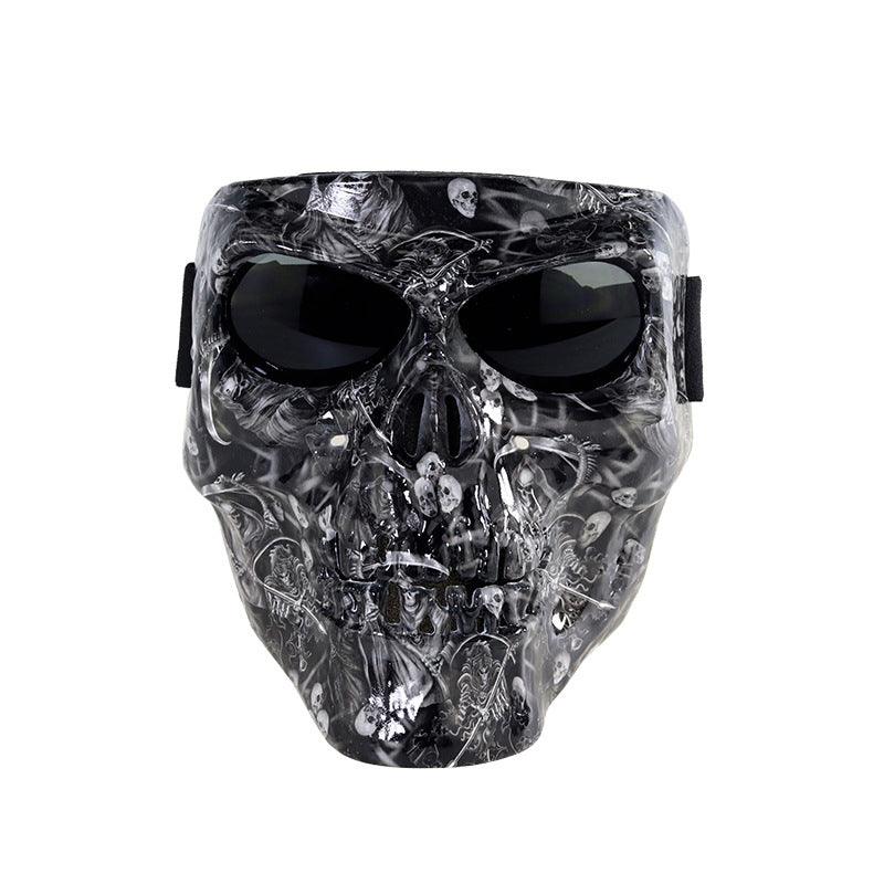 Skull Dustproof Motorcycle Goggles Mask