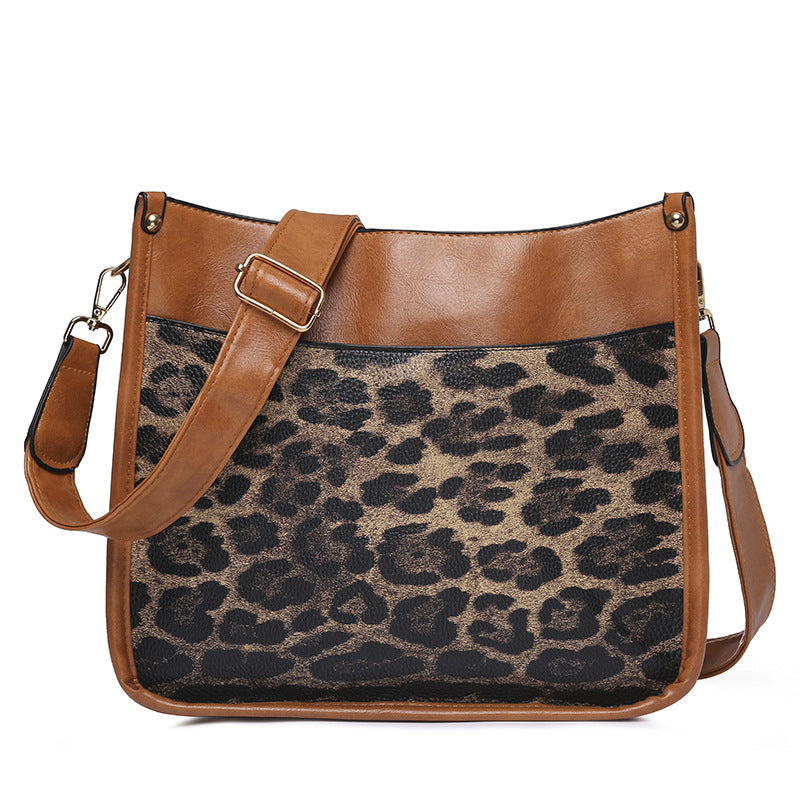 Leopard Print Crossbody Bag