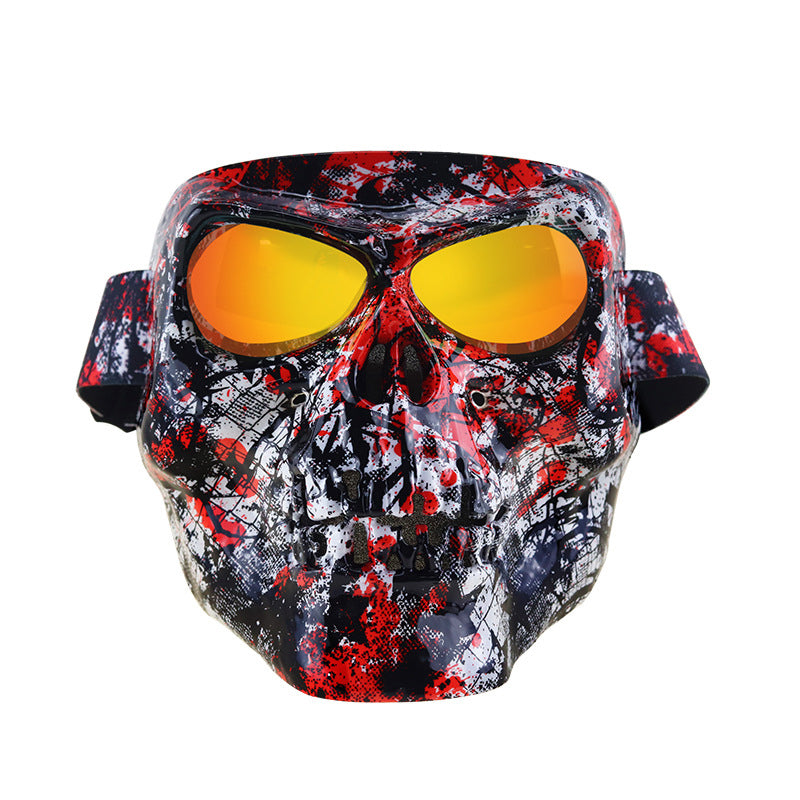 Skull Dustproof Motorcycle Goggles Mask