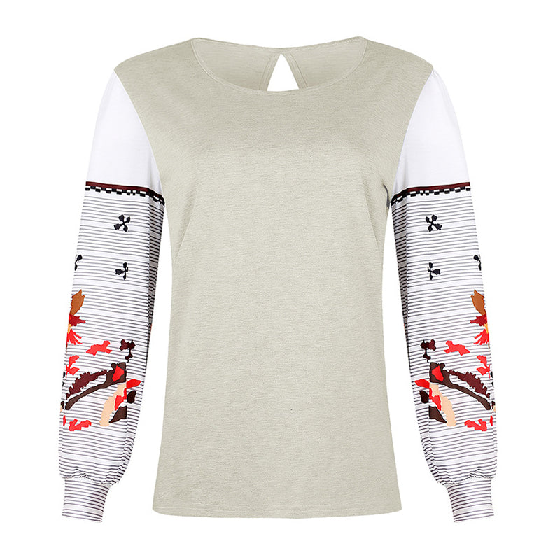 Long Sleeve Printed Sweatshirt