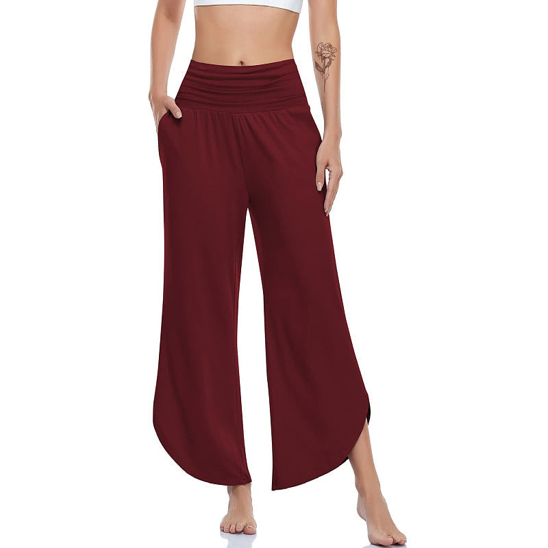 Home Wide Leg Yoga Pants