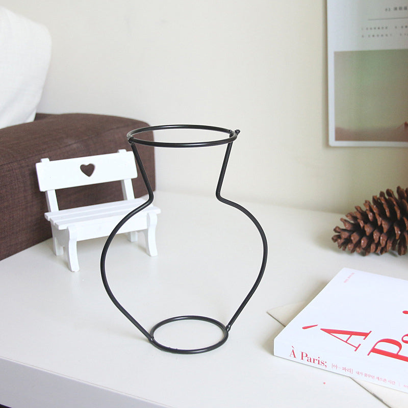 Retro Iron Flower Vases