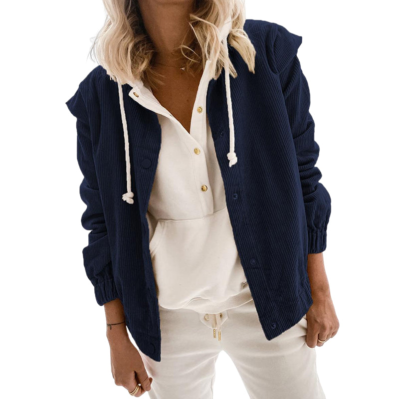 Lapel Corduroy Jacket