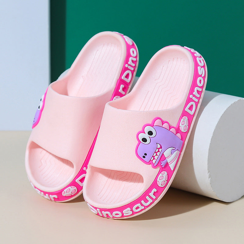 Dinosaur Soft Bottom Non-slip Children's Slippers
