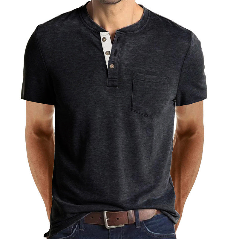 Men's Cotton Multi Color Short Sleeve T-shirt