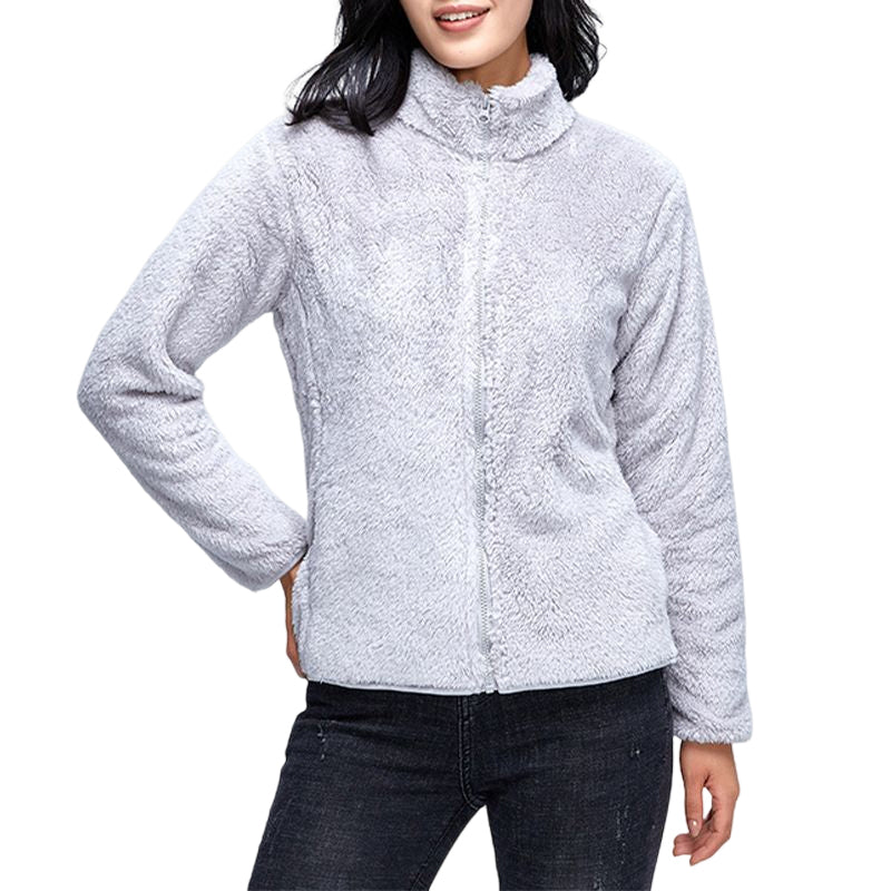 Zippered Jacket With Fleece Cardigan