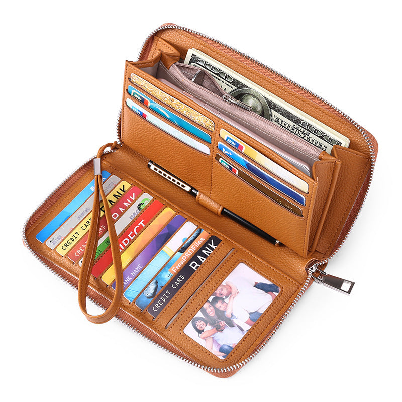 Large Capacity RFID Blocking Wallet