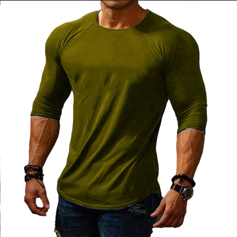 Men's Patchwork Bottom Shirt