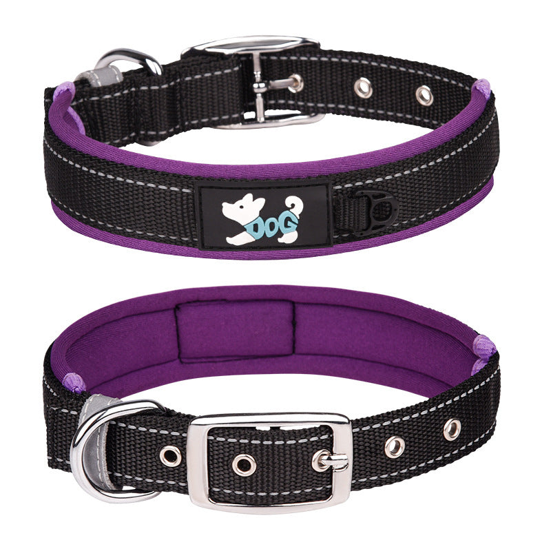 Nylon Reflective Dog Collar