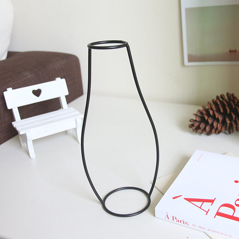 Retro Iron Flower Vases