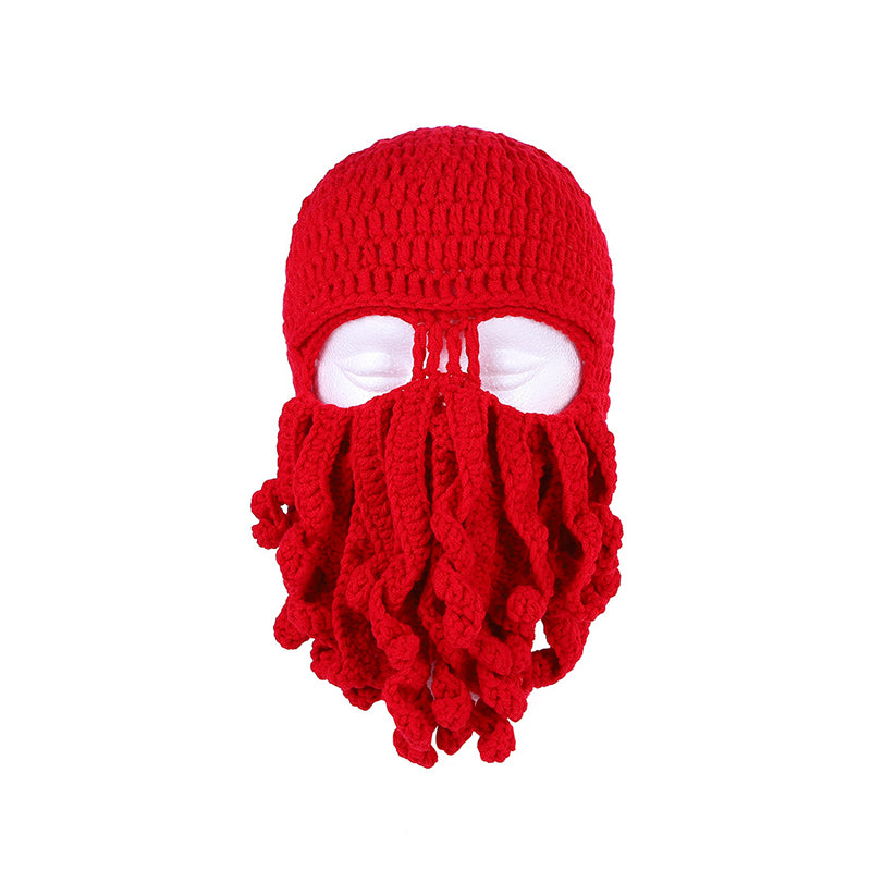Handmade Woolen Octopus Hat