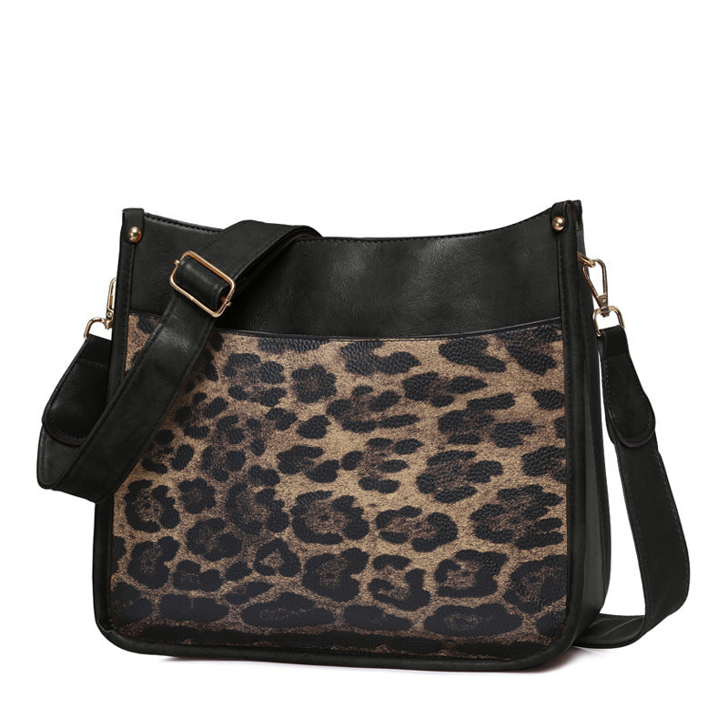 Leopard Print Crossbody Bag