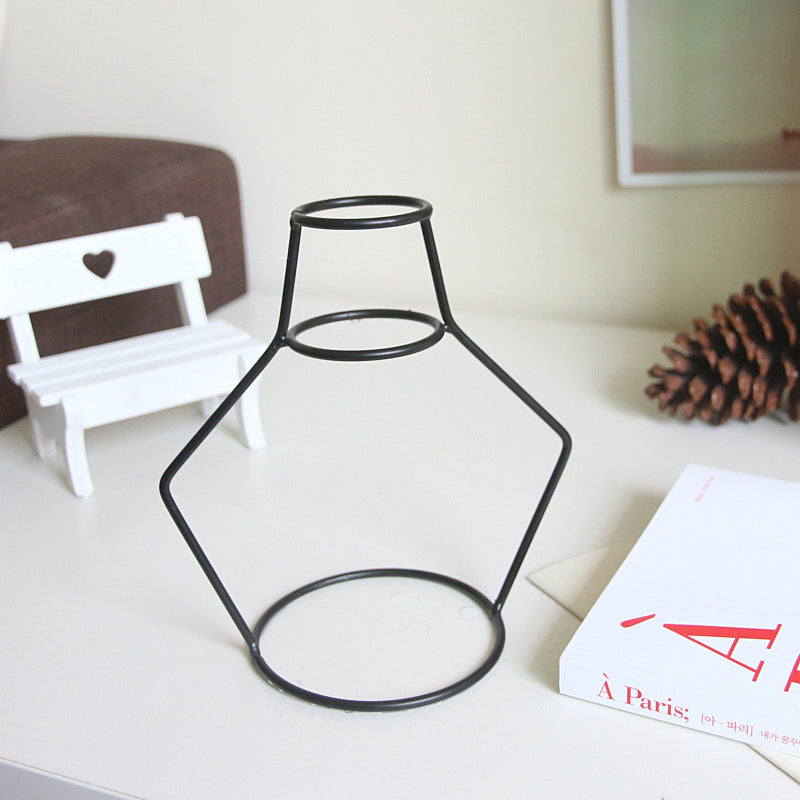 Retro Iron Flower Vases