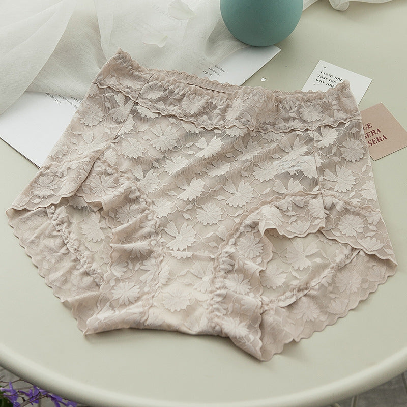 Women's High Waist Lace Panties