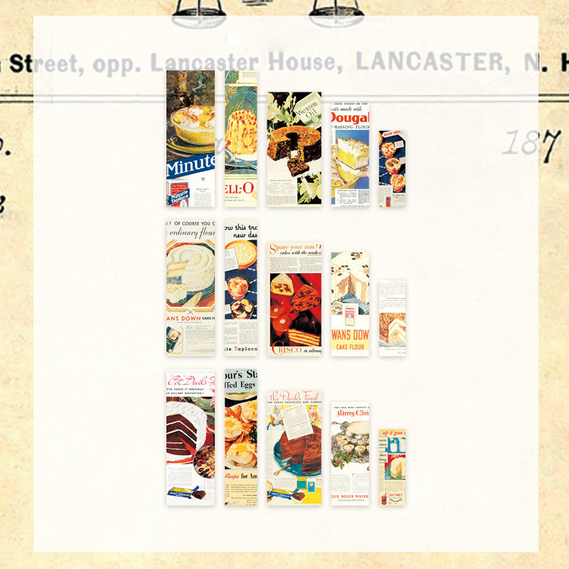 Years Trace Retro Stickers Set