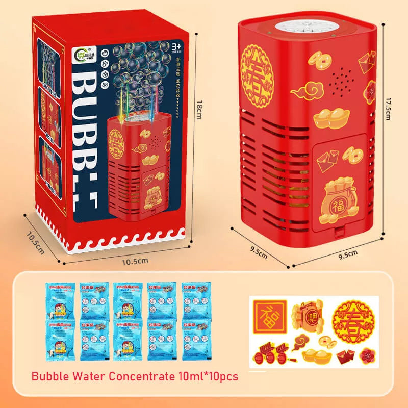 PORTABLE FIREWORK BUBBLE MACHINE