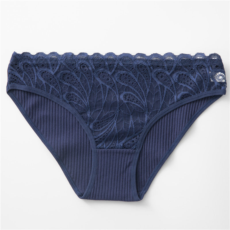 Women's Solid Color Cotton Underwear