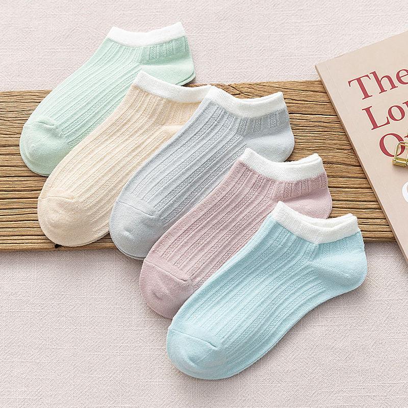 Fresh Stripe Socks(5 PAIRS)