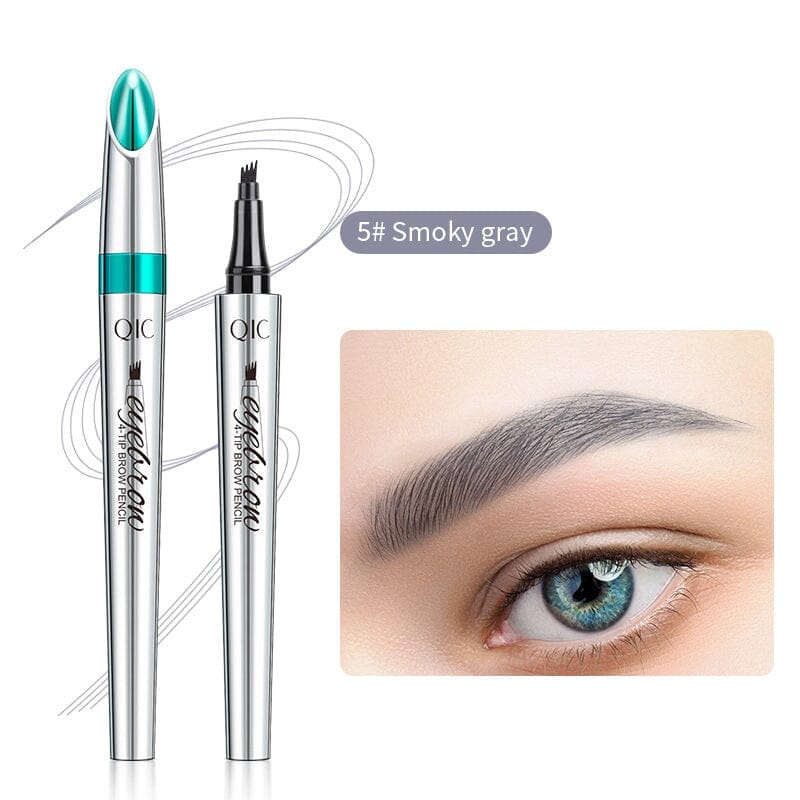 3D Waterproof Microblading Eyebrow Pen 4 Fork Tip Tattoo Pencil