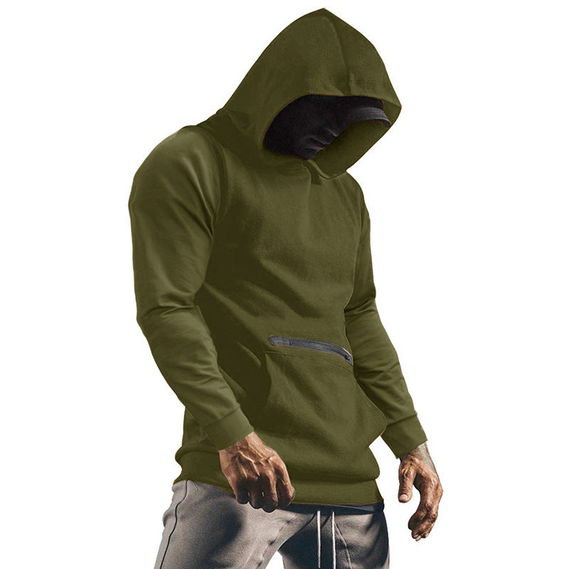 Solid Color Long Sleeve Hoodie