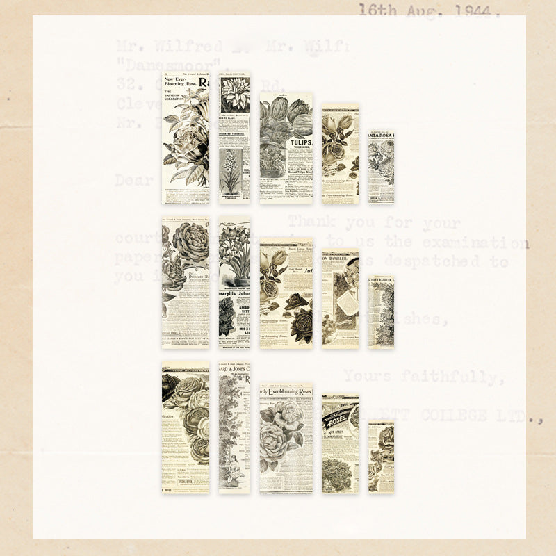 Years Trace Retro Stickers Set